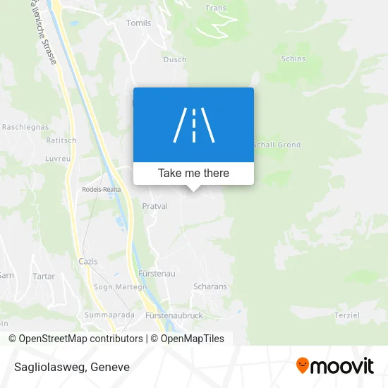 Sagliolasweg map