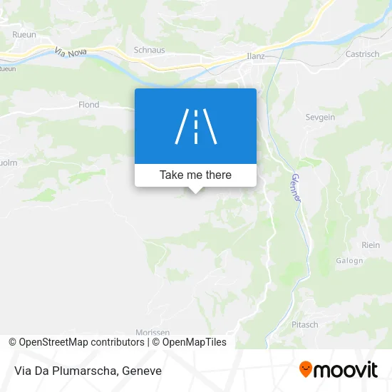 Via Da Plumarscha map