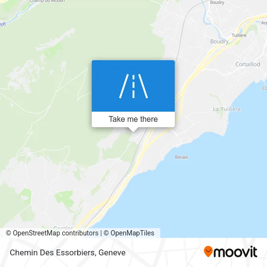 Chemin Des Essorbiers map