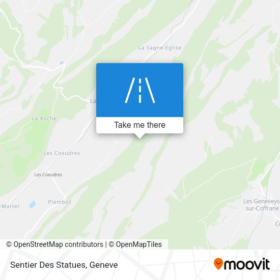 Sentier Des Statues map