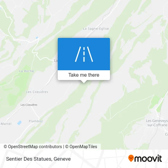 Sentier Des Statues map