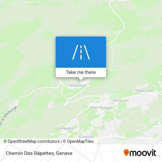 Chemin Des Râpettes map