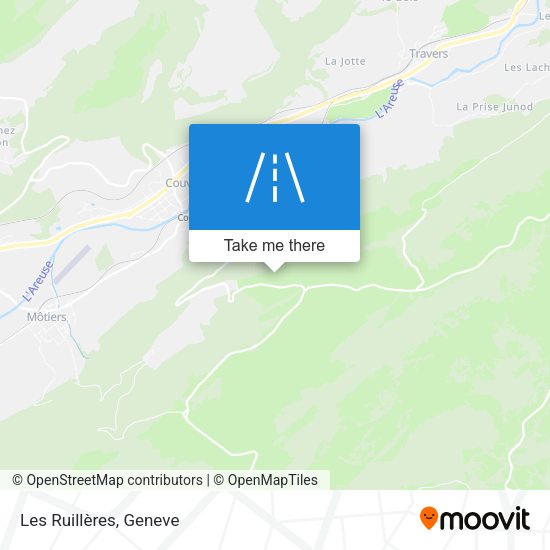 Les Ruillères map