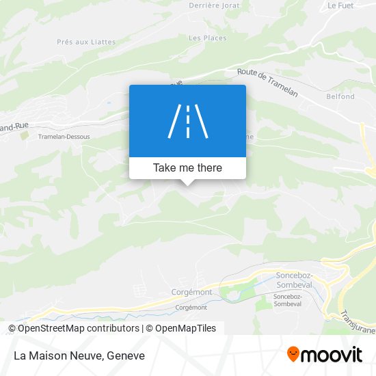 La Maison Neuve map