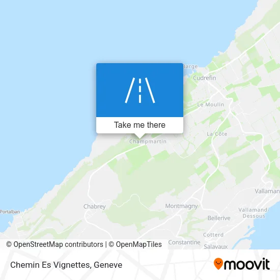 Chemin Es Vignettes map