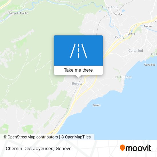 Chemin Des Joyeuses map