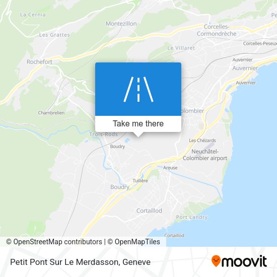 Petit Pont Sur Le Merdasson map