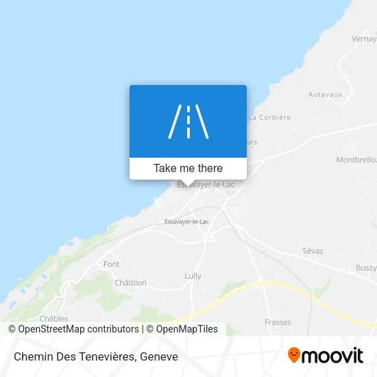 Chemin Des Tenevières map