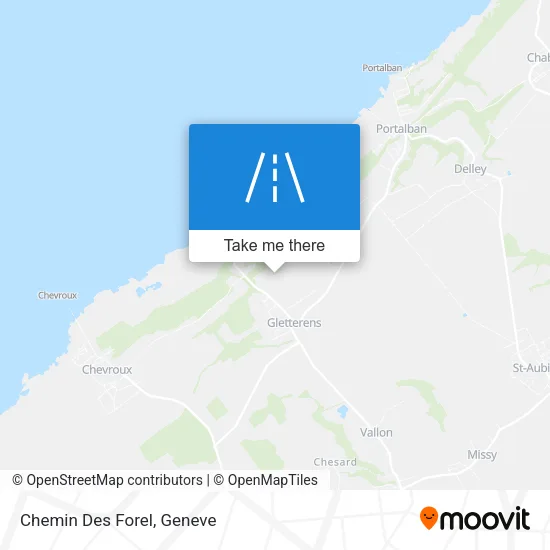 Chemin Des Forel map