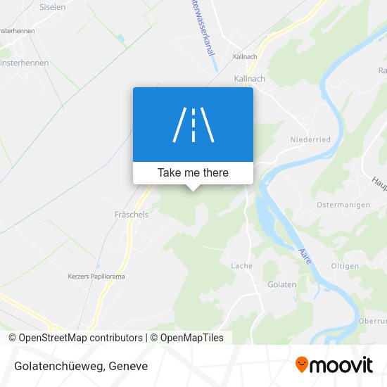 Golatenchüeweg map