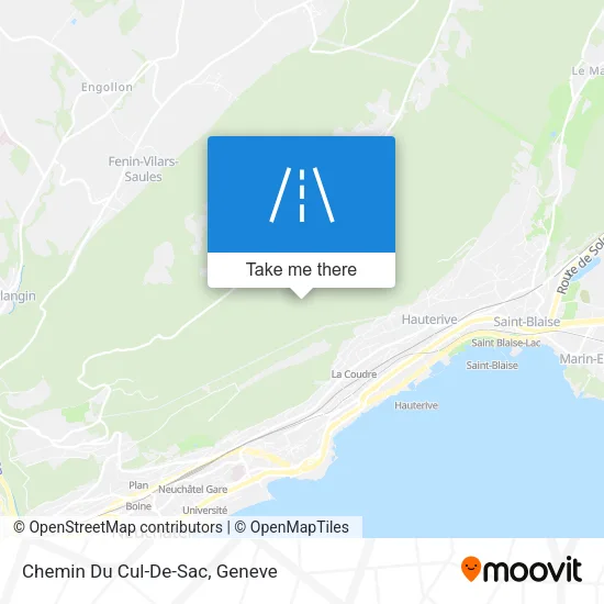 Chemin Du Cul-De-Sac map