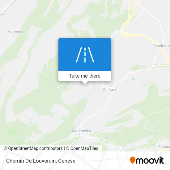 Chemin Du Louverain map