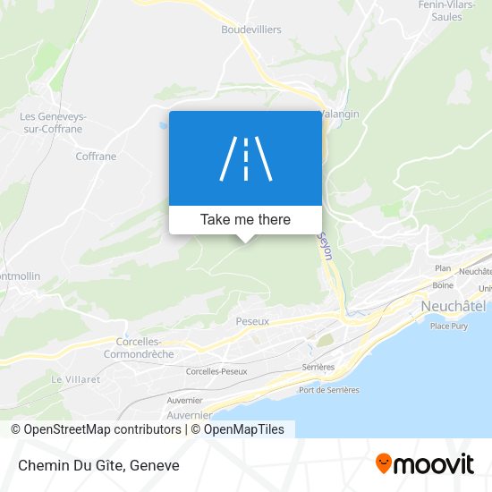 Chemin Du Gîte map