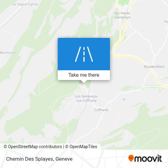 Chemin Des Splayes map