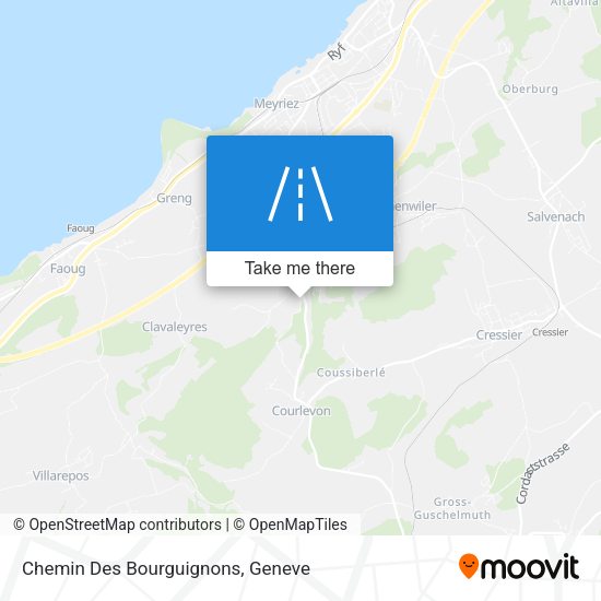 Chemin Des Bourguignons map