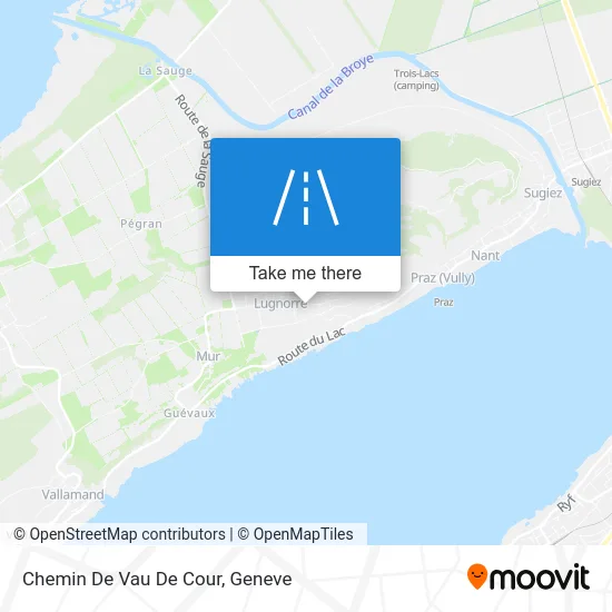 Chemin De Vau De Cour map
