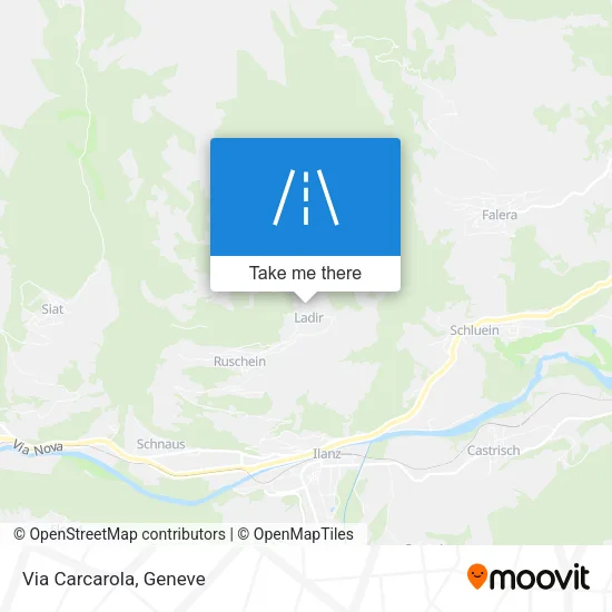 Via Carcarola map