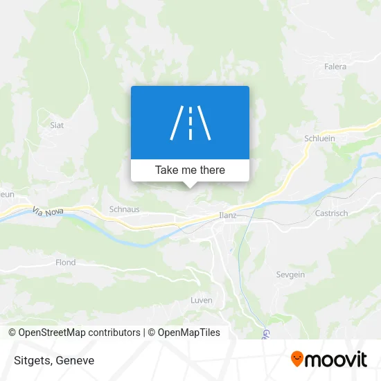 Sitgets map