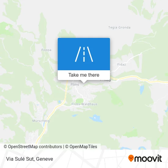 Via Sulé Sut map