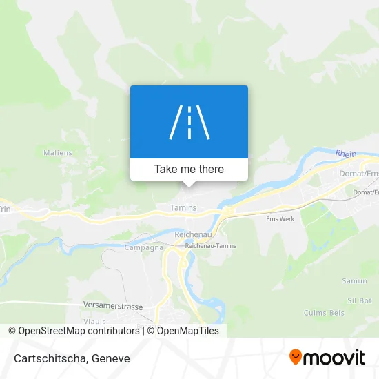 Cartschitscha map