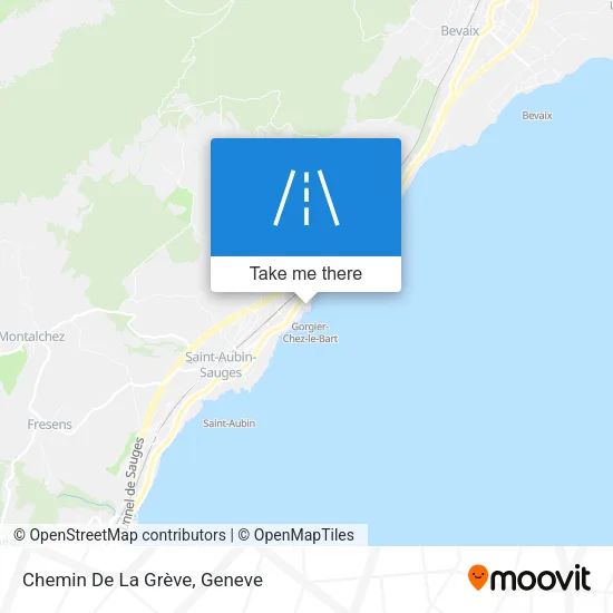 Chemin De La Grève map
