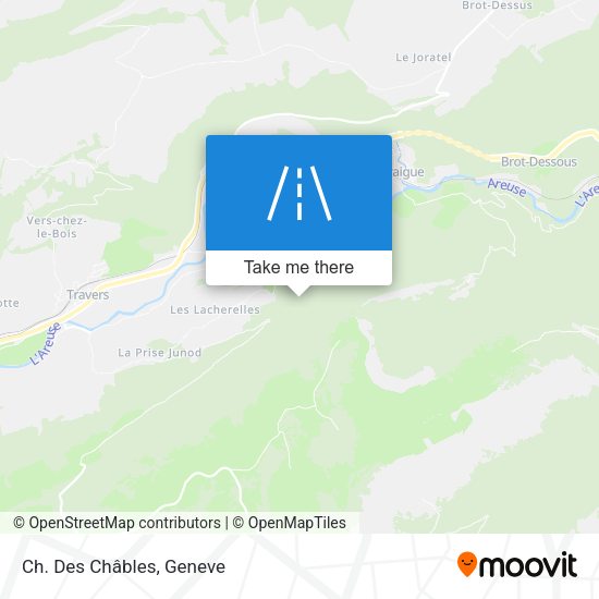 Ch. Des Châbles map