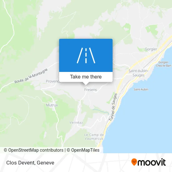 Clos Devent map