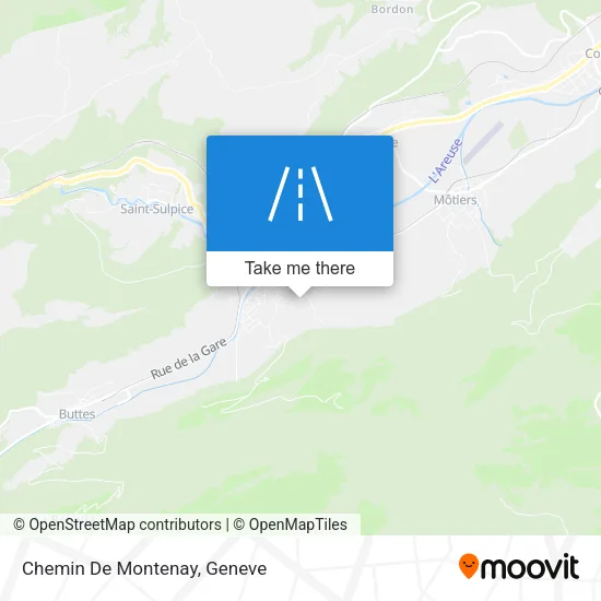 Chemin De Montenay map