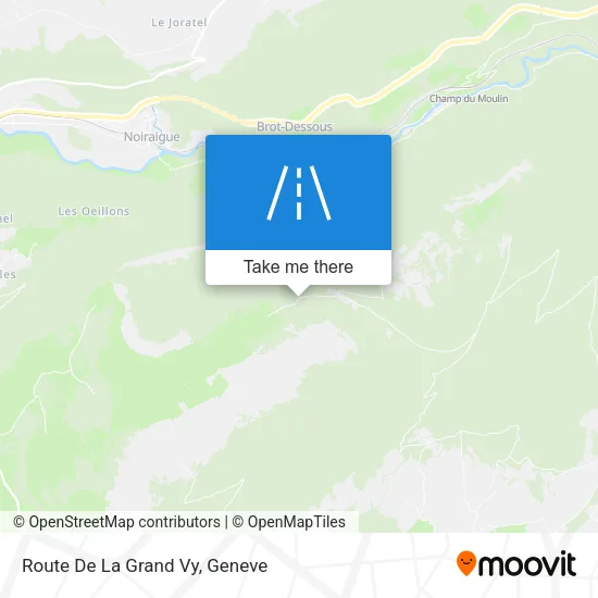 Route De La Grand Vy plan