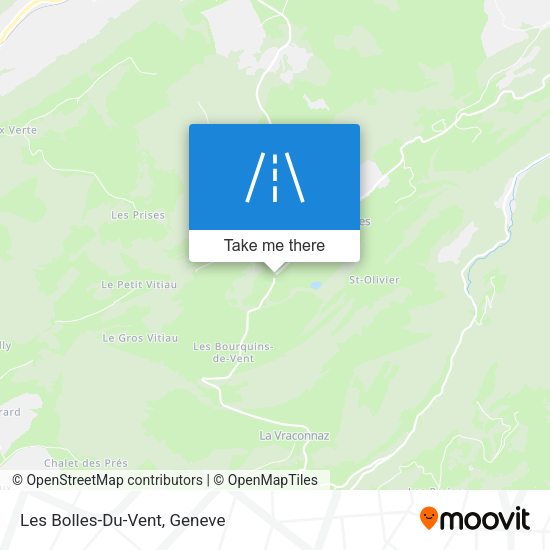 Les Bolles-Du-Vent map