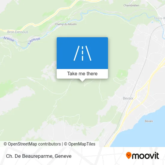 Ch. De Beaureparme map