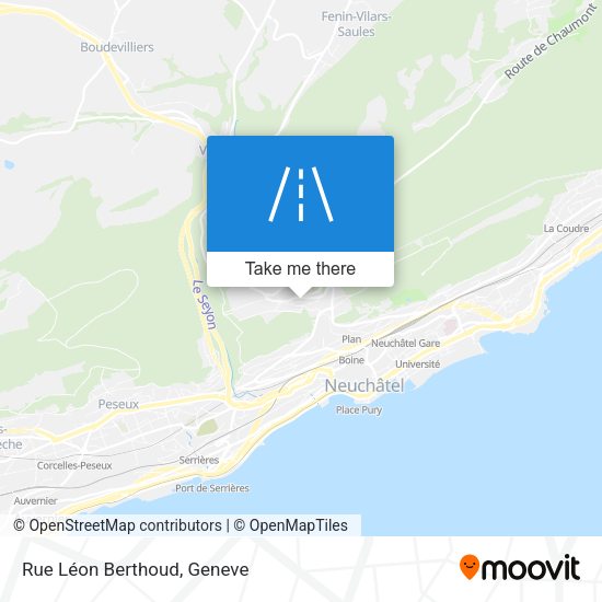 Rue Léon Berthoud map