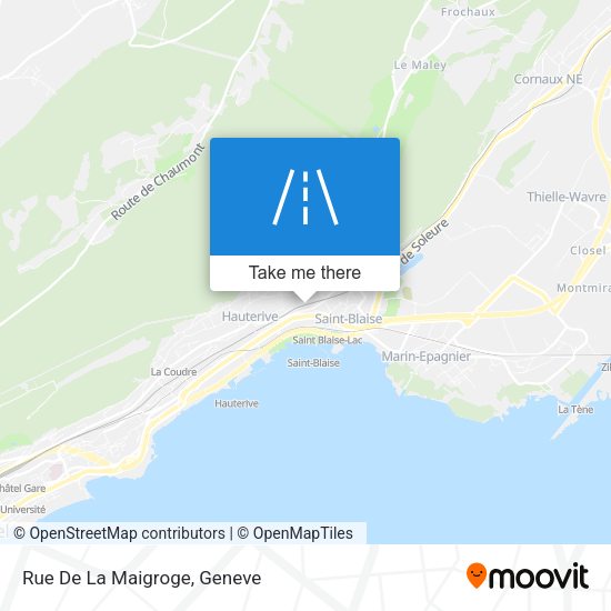 Rue De La Maigroge map