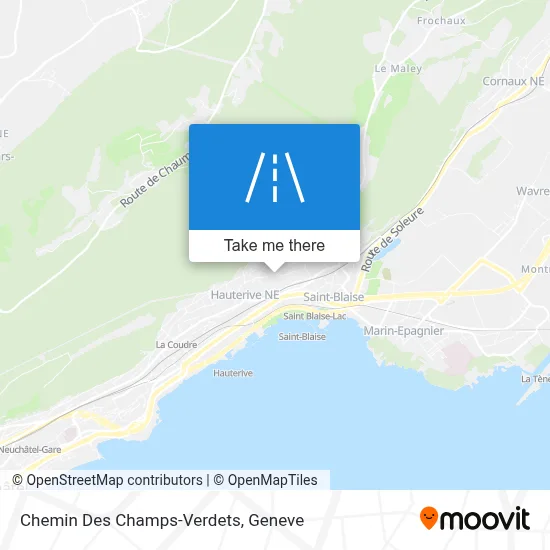 Chemin Des Champs-Verdets map
