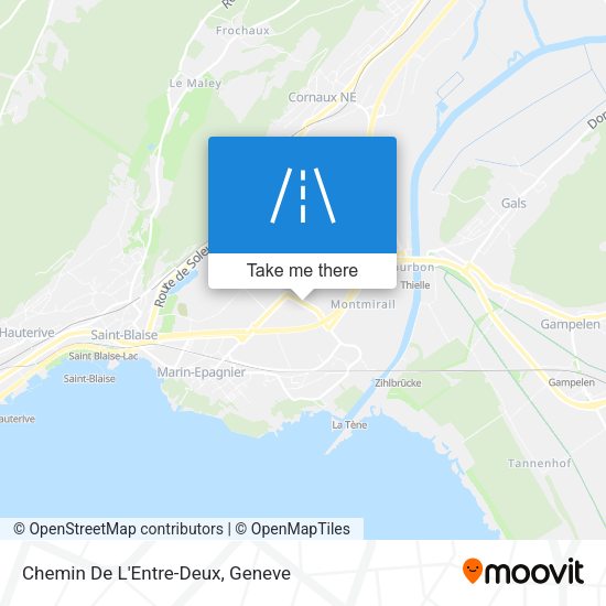 Chemin De L'Entre-Deux map