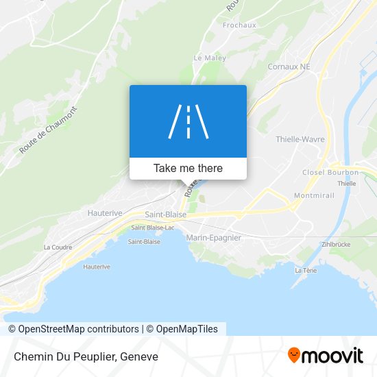 Chemin Du Peuplier map