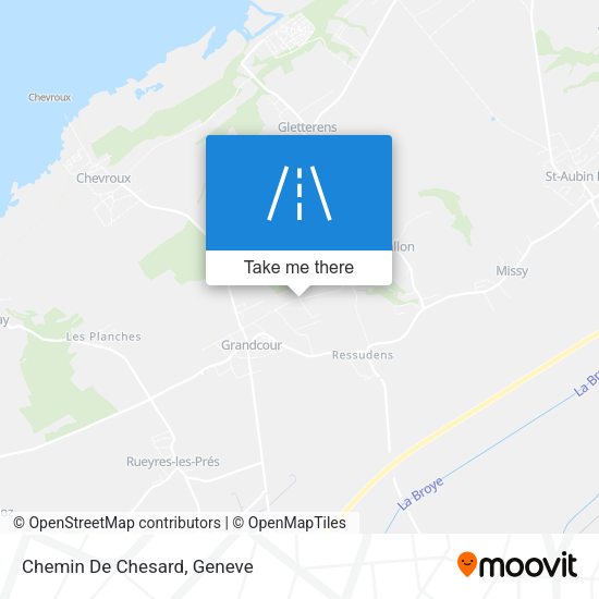 Chemin De Chesard map