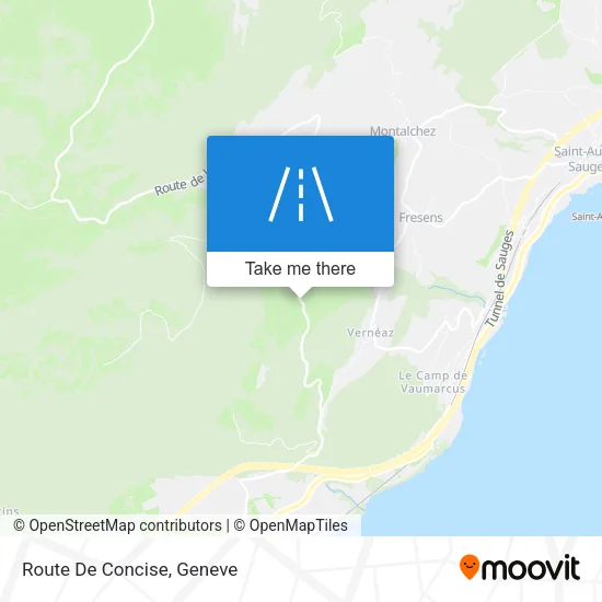 Route De Concise map