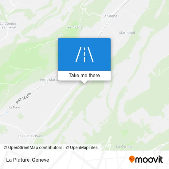 La Plature map