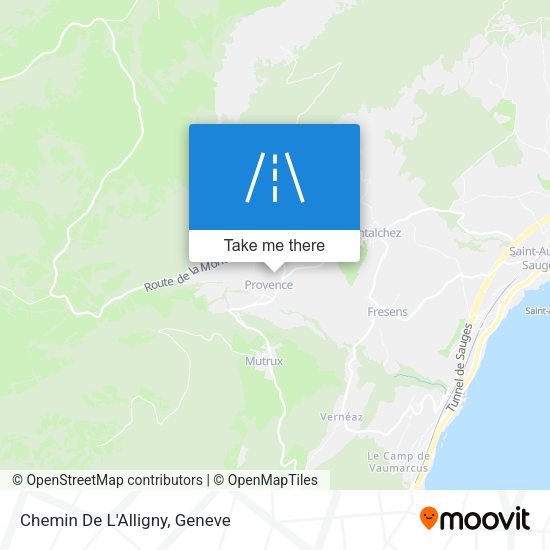 Chemin De L'Alligny map