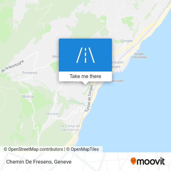 Chemin De Fresens map