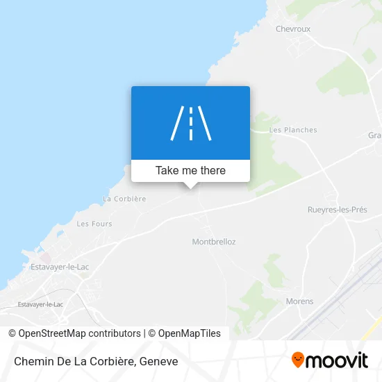 Chemin De La Corbière map