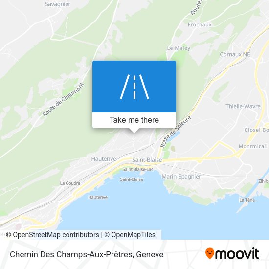 Chemin Des Champs-Aux-Prêtres map