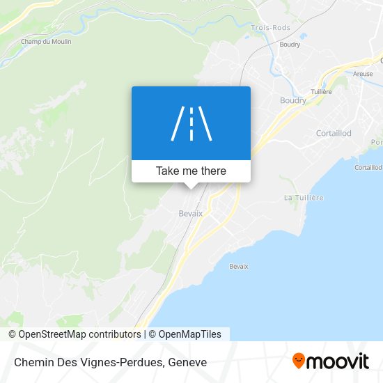 Chemin Des Vignes-Perdues map