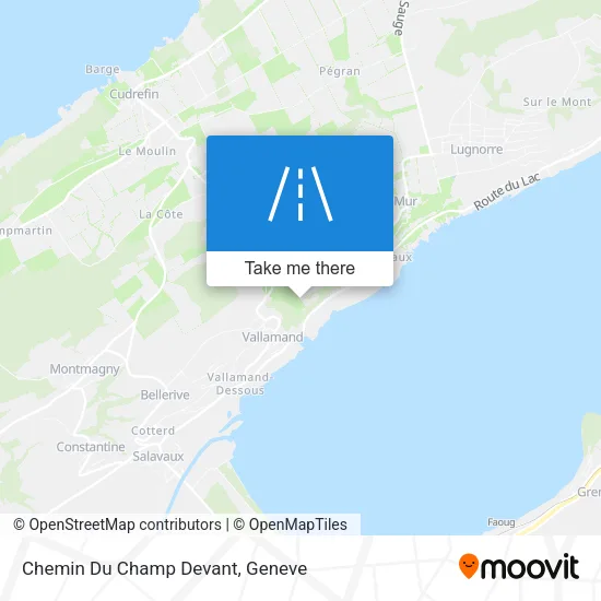 Chemin Du Champ Devant map