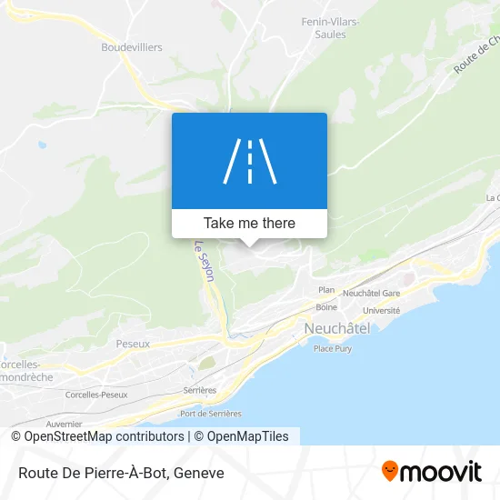 Route De Pierre-À-Bot map