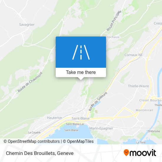 Chemin Des Brouillets map