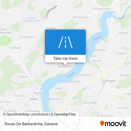 Route De Barberêche map