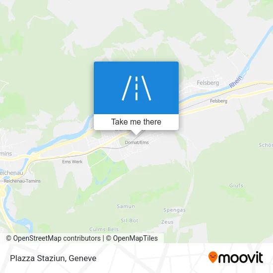 Plazza Staziun map