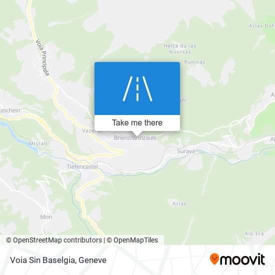 Voia Sin Baselgia map